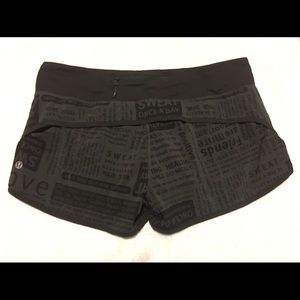 Lululemon speed up short!!